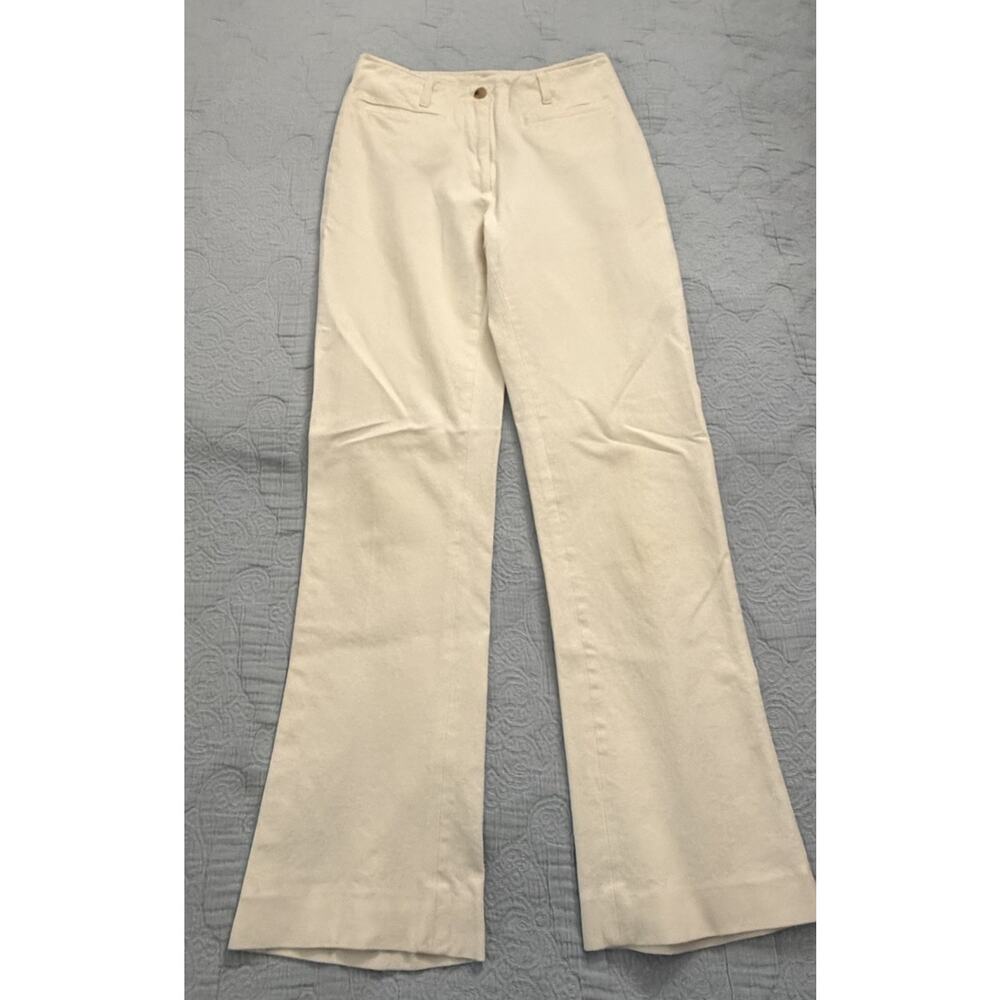 90s Alberto Biani White Tailored Pants Italy 40 Trousers Minimal Quiet Luxury S